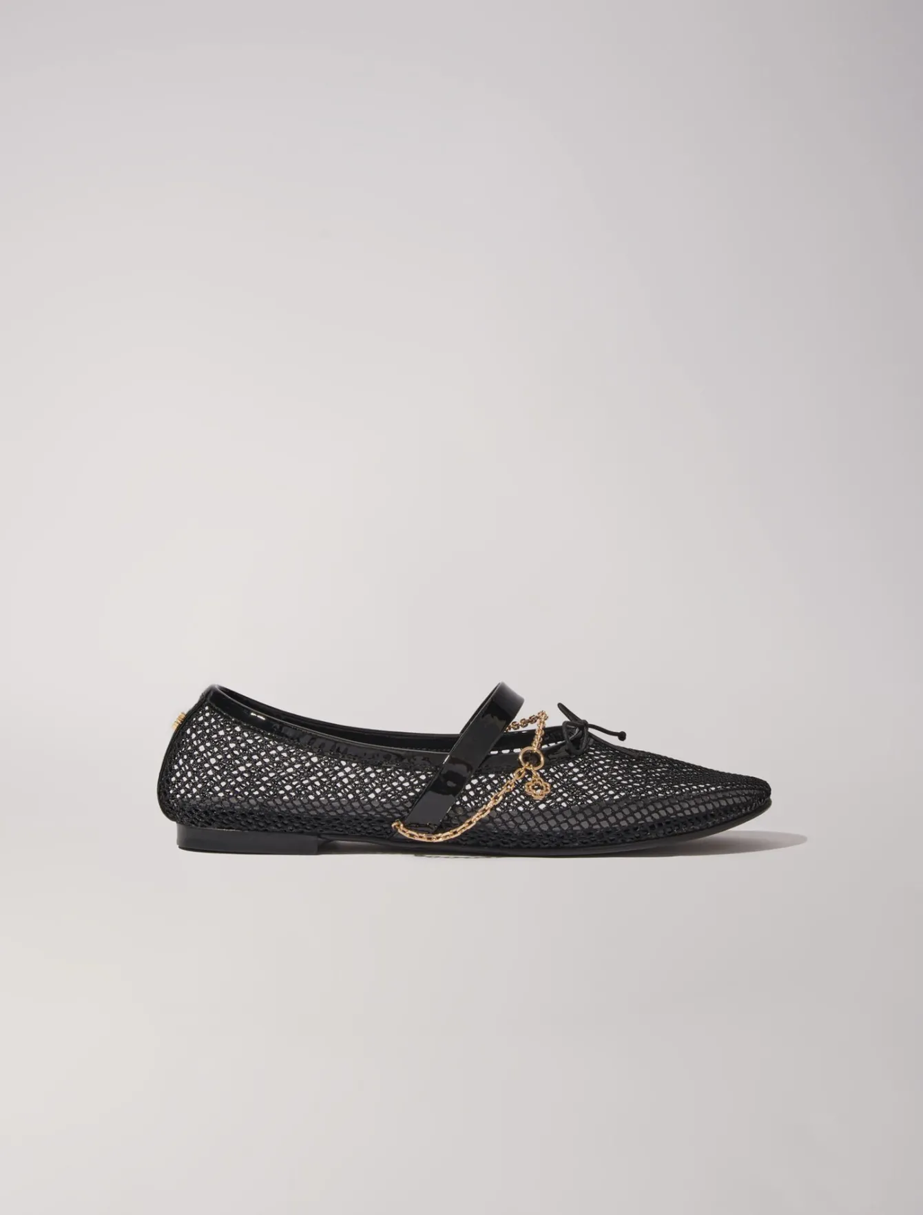 Maje Sandales & Ballerines^Ballerines en textile mesh