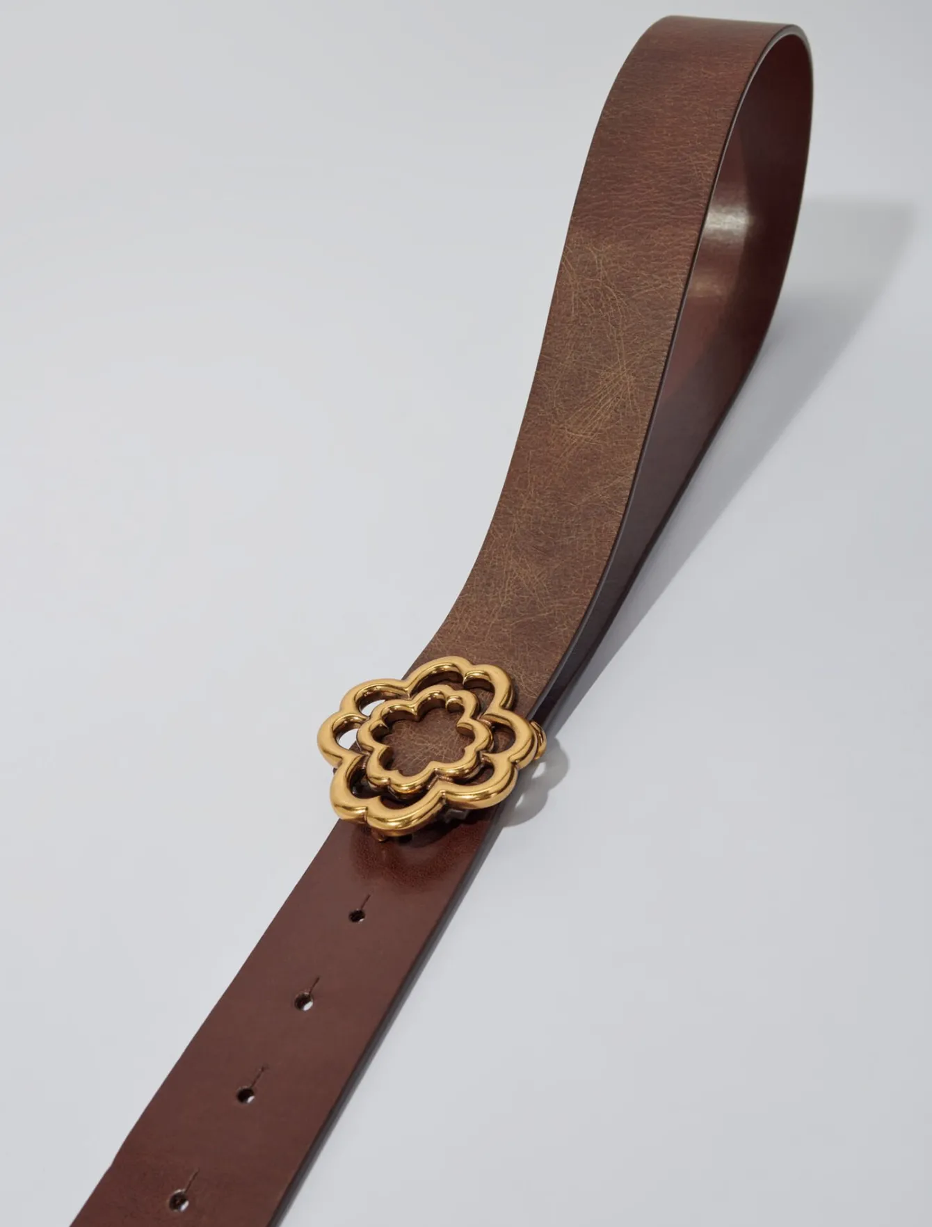 Maje Ceintures^Ceinture en cuir vieilli Clover