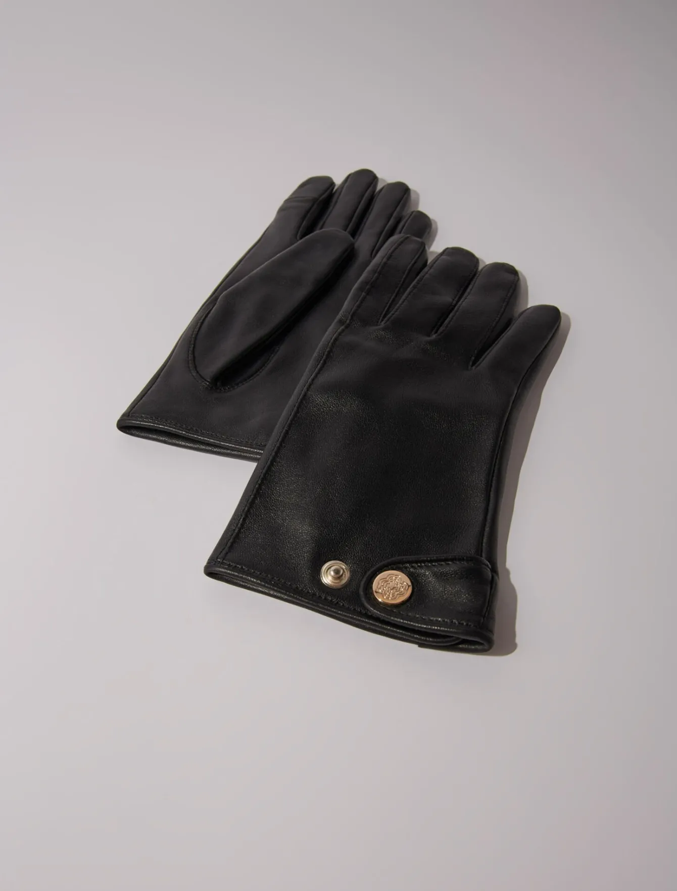 Maje Bonnets, Echarpes & Gants^Gants en cuir