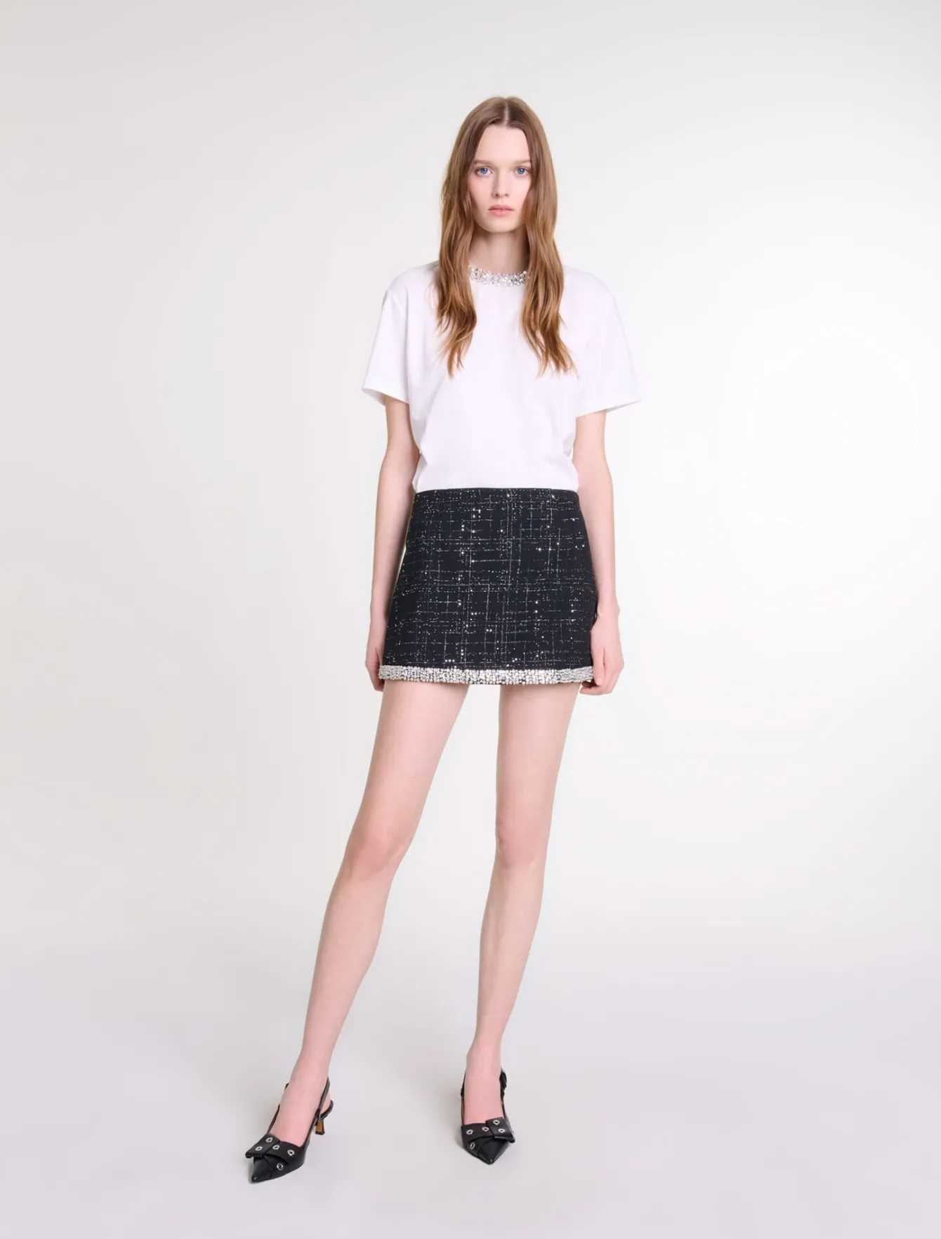 Maje Jupes & Shorts^Jupe short à sequins