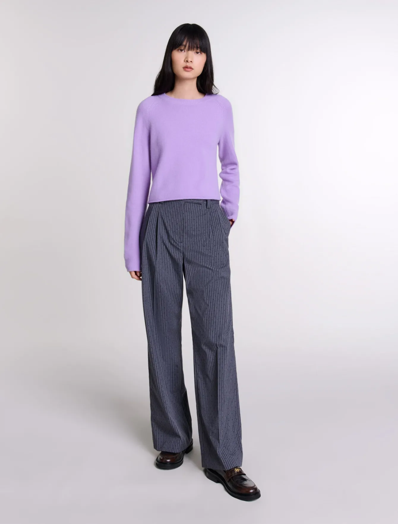 Maje Pantalons & Jeans^Pantalon de tailleur strassé