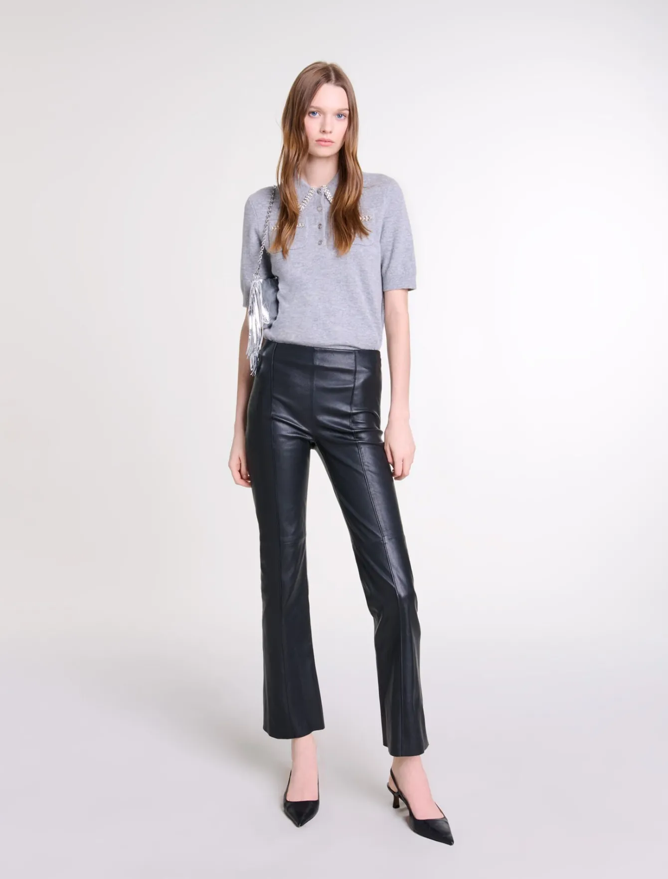 Maje Pantalons & Jeans^Pantalon en cuir