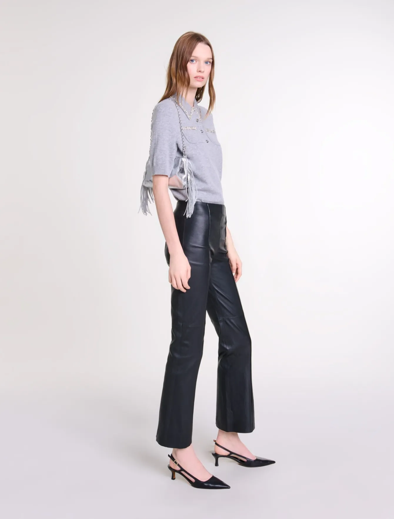 Maje Pantalons & Jeans^Pantalon en cuir