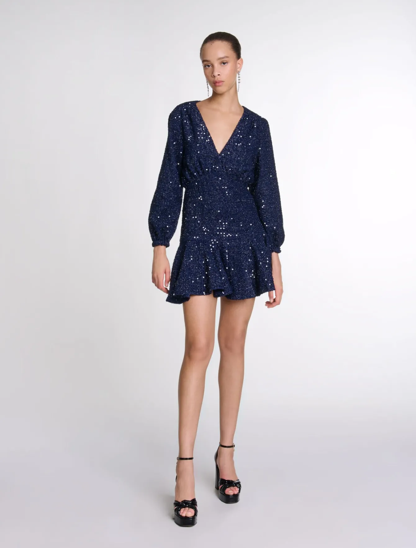 Maje Robes Courtes | Robes^Robe courte à sequins